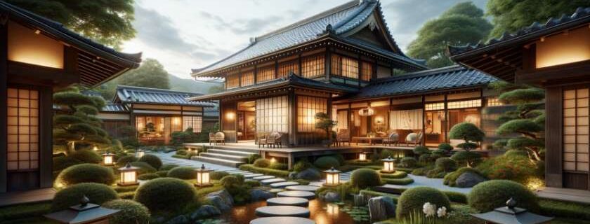 a sanctuary of peace and hospitality showcasing a serene and welcoming atmosphere in the heart of Kyoto