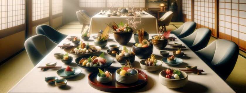 the elegance and sophistication of Kaiseki Ryori set in a serene and refined dining atmosphere