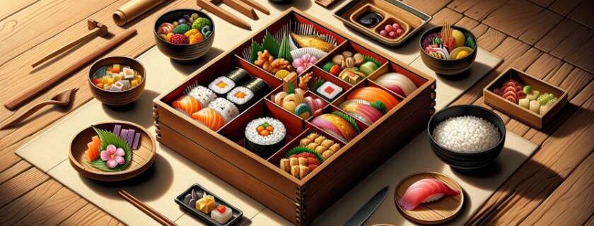 the meticulous and elegant art of preparing a traditional Japanese bento box